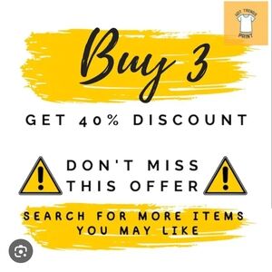END OF YEAR SALE! BUY ANY 3 ITEMS AND GET 40% OFF!!!